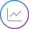 Icon chart line